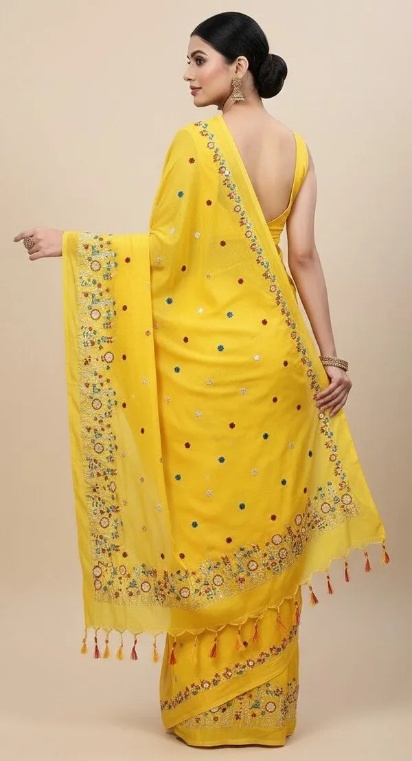 Sindhuja_Fashion_House_Embroidered_Daily_Wear_Khadi_Saree_(Yellow)