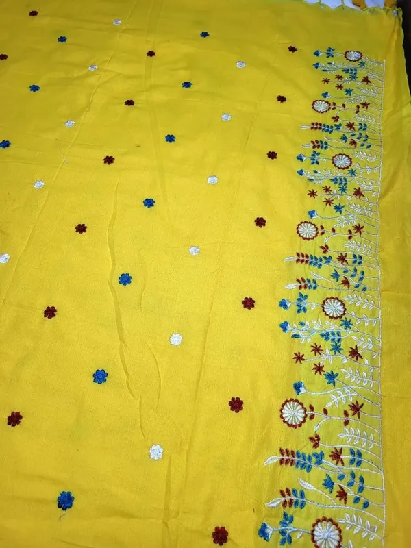 Sindhuja_Fashion_House_Embroidered_Daily_Wear_Khadi_Saree_(Yellow)