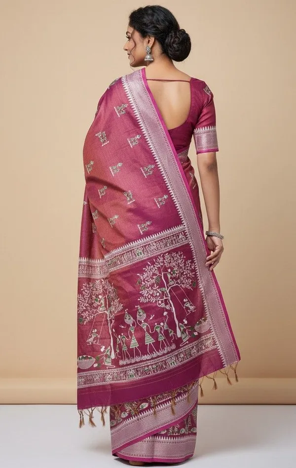 Sindhuja_Fashion_House_Printed_Handloom_Tissue_Saree_(Maroon)