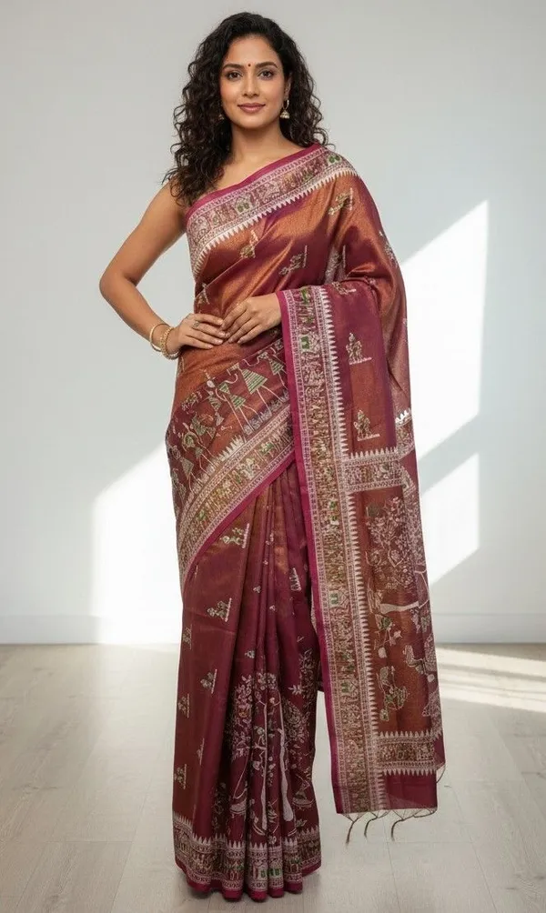 Sindhuja_Fashion_House_Printed_Handloom_Tissue_Saree_(Maroon)