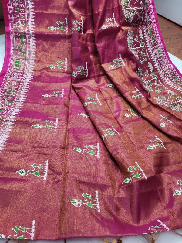 Sindhuja_Fashion_House_Printed_Handloom_Tissue_Saree_(Maroon)