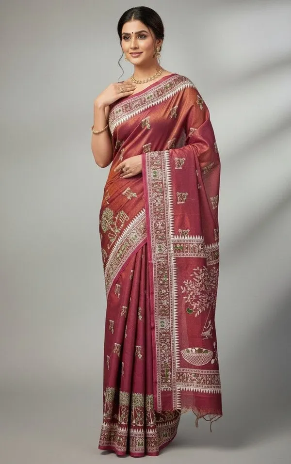 Sindhuja_Fashion_House_Printed_Handloom_Tissue_Saree_(Maroon)