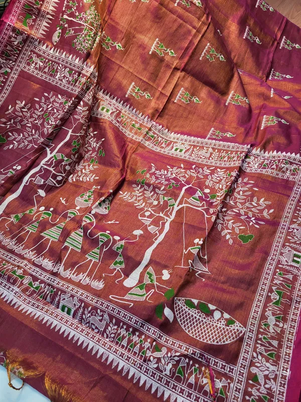 Sindhuja_Fashion_House_Printed_Handloom_Tissue_Saree_(Maroon)