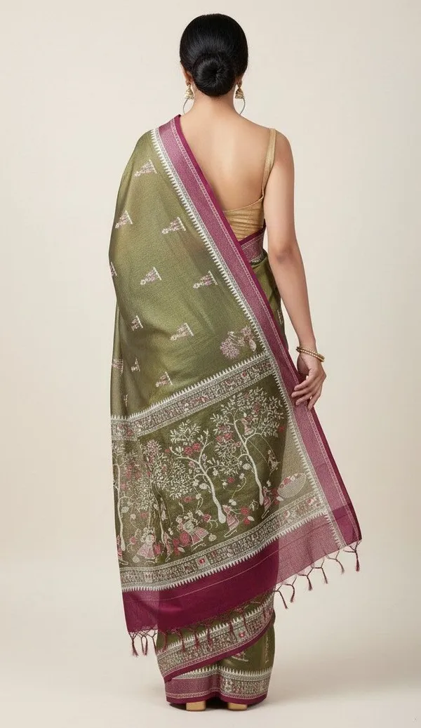 Sindhuja_Fashion_House_Printed_Handloom_Tissue_Saree_(Green)