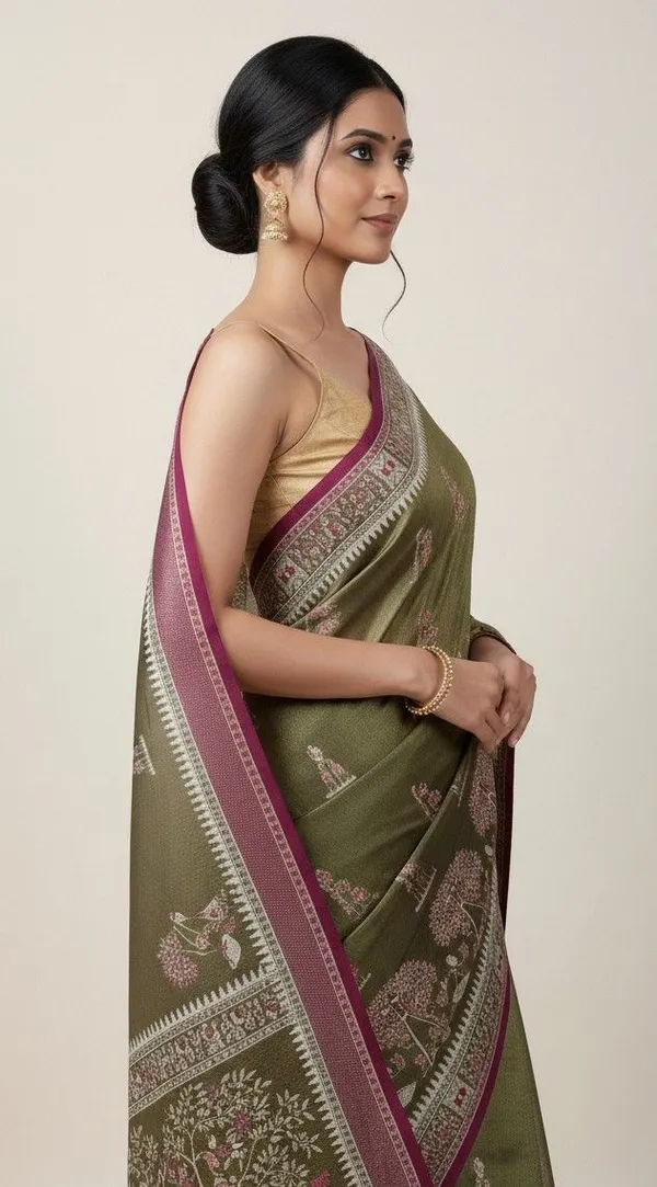 Sindhuja_Fashion_House_Printed_Handloom_Tissue_Saree_(Green)