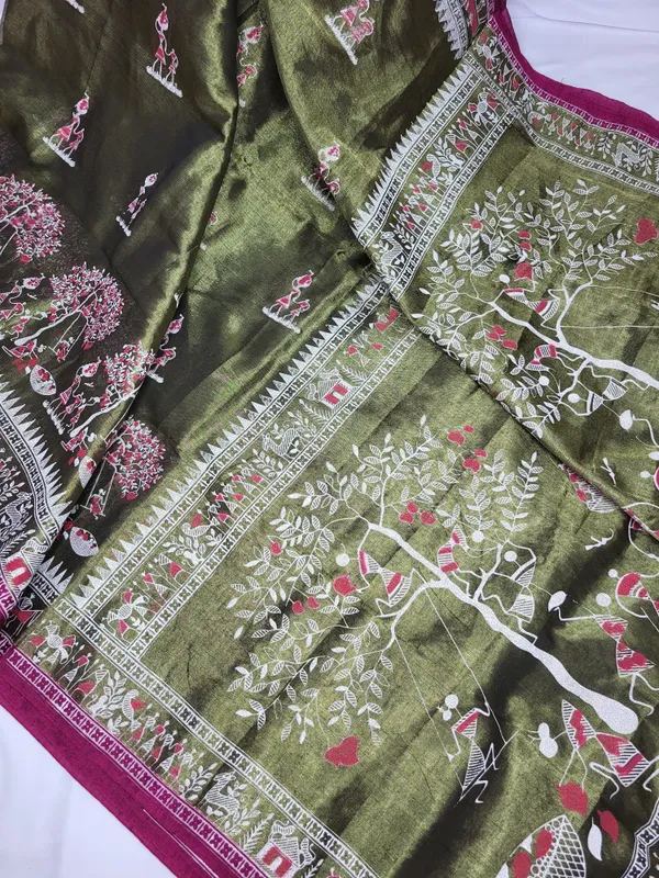 Sindhuja_Fashion_House_Printed_Handloom_Tissue_Saree_(Green)
