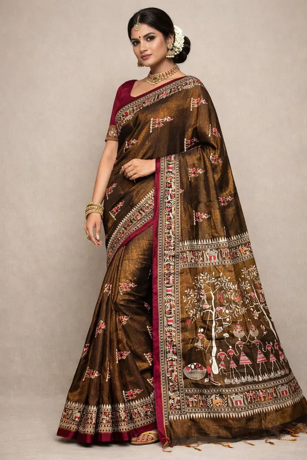 Sindhuja_Fashion_House_Printed_Daily_Wear_Tissue_Saree_(Gold)
