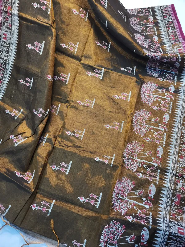 Sindhuja_Fashion_House_Printed_Daily_Wear_Tissue_Saree_(Gold)