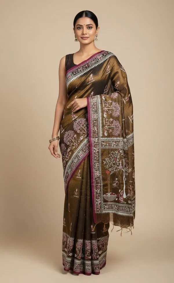 Sindhuja_Fashion_House_Printed_Daily_Wear_Tissue_Saree_(Gold)