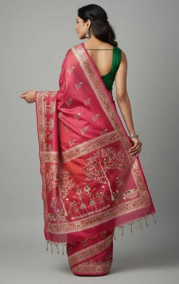 Sindhuja_Fashion_House_Printed_Handloom_Tissue_Saree_(Red)