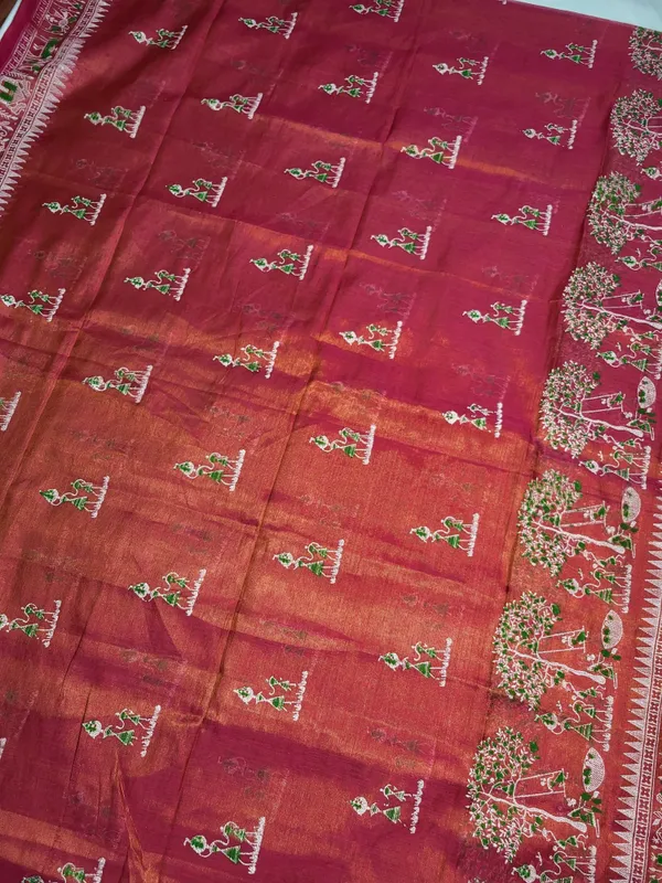 Sindhuja_Fashion_House_Printed_Handloom_Tissue_Saree_(Red)