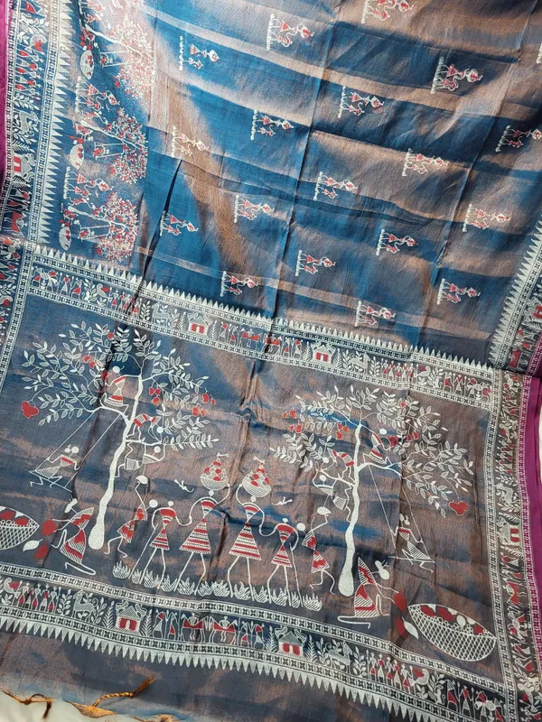 Sindhuja_Fashion_House_Printed,_Graphic_Print,_Woven_Handloom_Tissue_Saree_(Light_Blue)