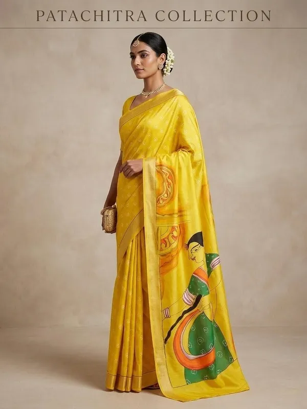 Sindhuja_Fashion_House_Hand_Painted_Handloom_Tissue_Saree_(Yellow)