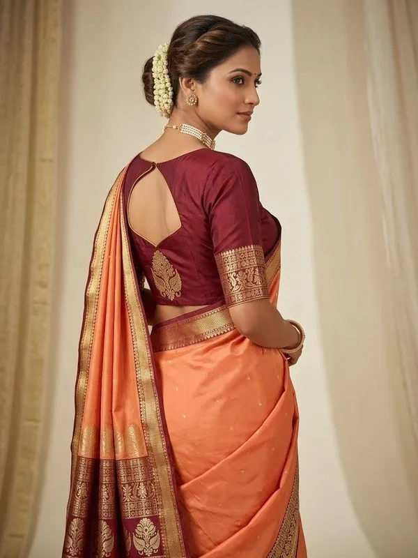 Sindhuja_Fashion_House_Woven_Banarasi_Pure_Silk_Saree_(Orange)