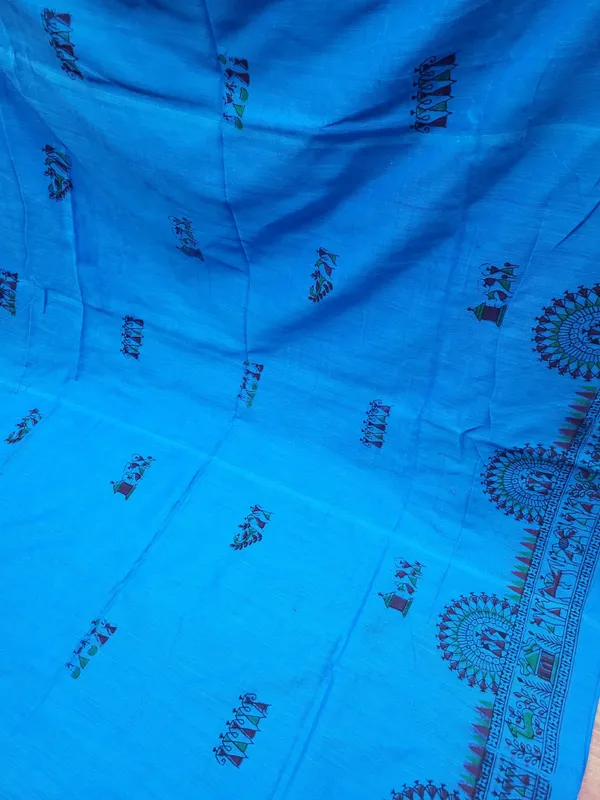 Sindhuja_Fashion_House_Printed_Handloom_Cotton_Blend_Saree_(Blue)
