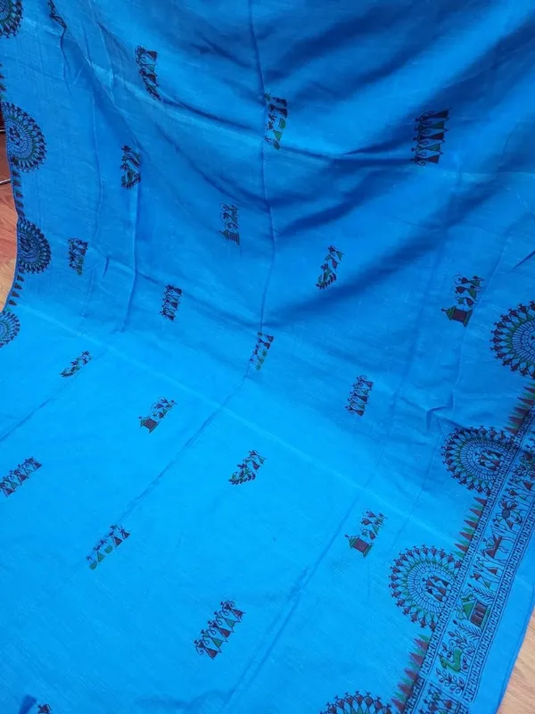 Sindhuja_Fashion_House_Printed_Handloom_Cotton_Blend_Saree_(Blue)