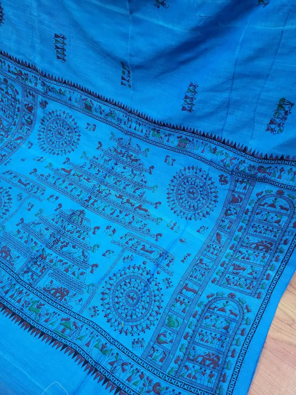 Sindhuja_Fashion_House_Printed_Handloom_Cotton_Blend_Saree_(Blue)