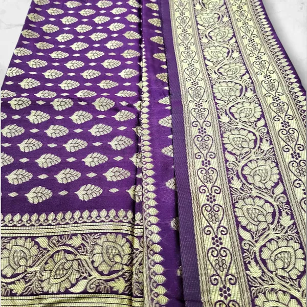 Sindhuja_Fashion_House_Woven_Banarasi_Silk_Blend_Saree_(Purple)