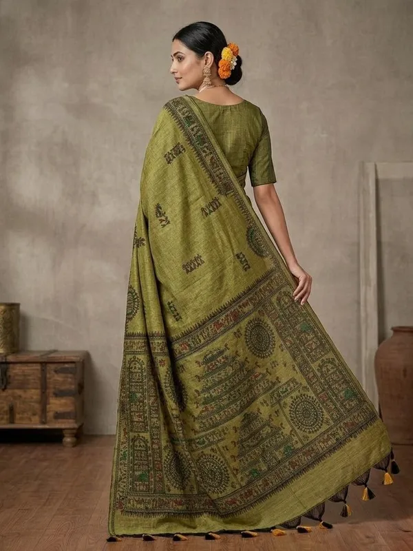 Sindhuja_Fashion_House_Printed_Handloom_Khadi_Saree_(Multicolor)