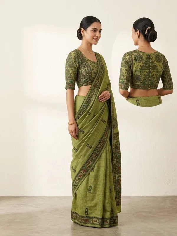 Sindhuja_Fashion_House_Printed_Handloom_Khadi_Saree_(Multicolor)