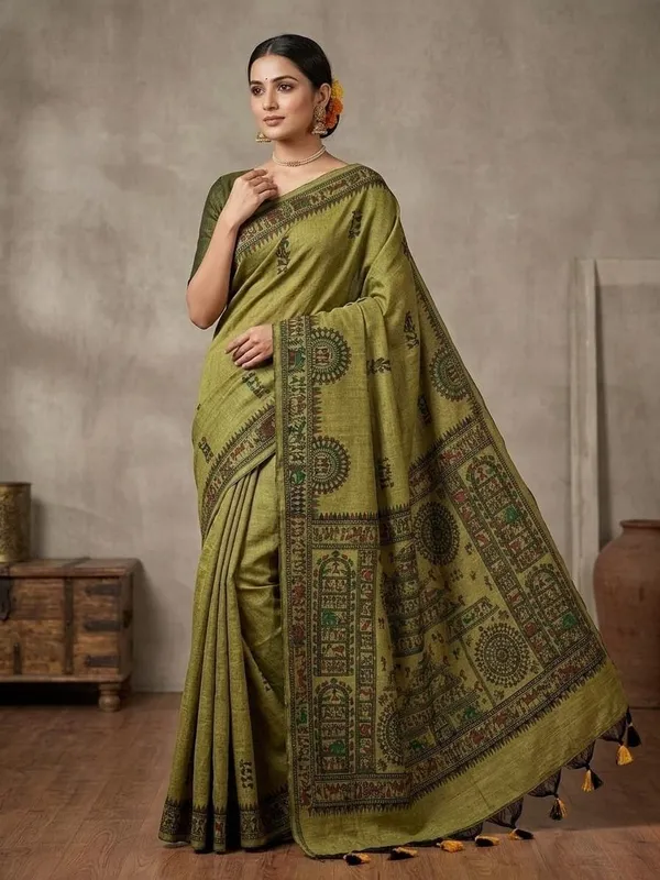 Sindhuja_Fashion_House_Printed_Handloom_Khadi_Saree_(Multicolor)