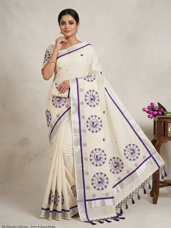 Sindhuja_Fashion_House_Printed_Kasavu_Pure_Cotton_Saree_(Beige)