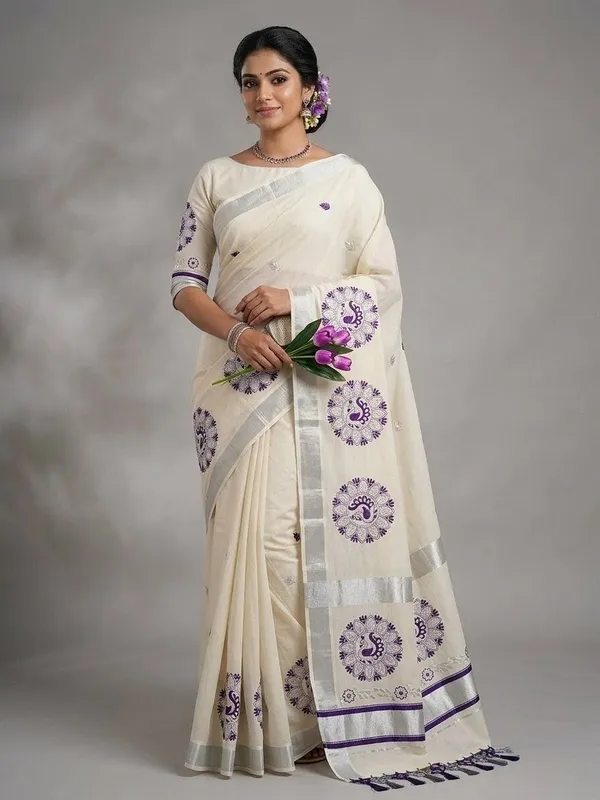 Sindhuja_Fashion_House_Printed_Kasavu_Pure_Cotton_Saree_(Beige)