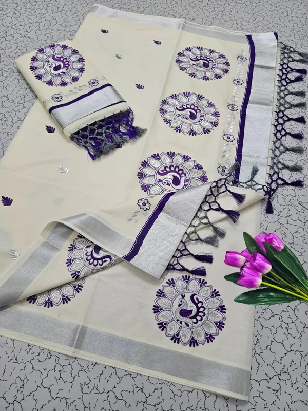Sindhuja_Fashion_House_Printed_Kasavu_Pure_Cotton_Saree_(Beige)