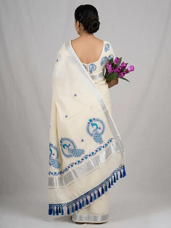 Sindhuja_Fashion_House_Embroidered_Kasavu_Pure_Cotton_Saree_(Silver,_White,_Blue)