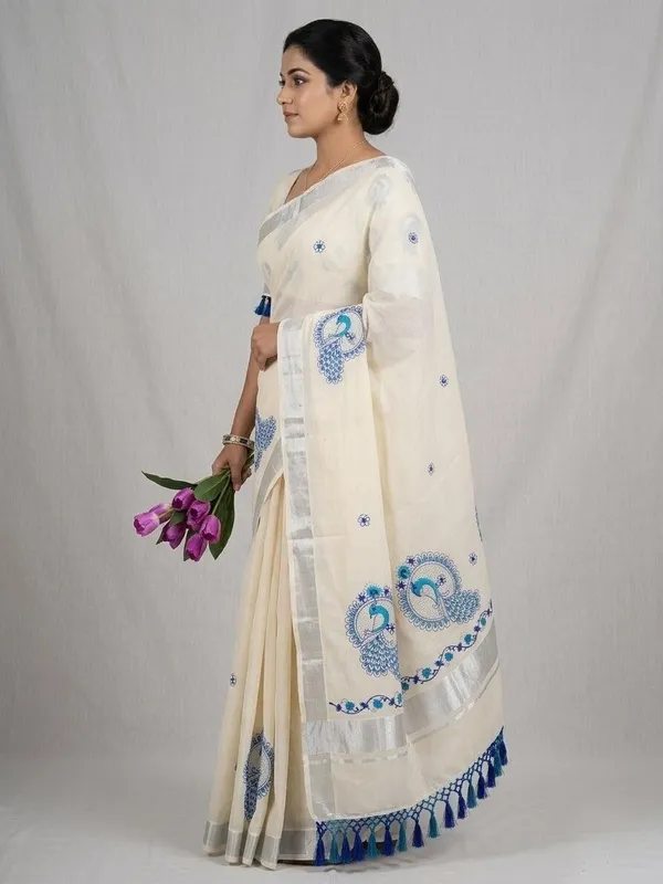 Sindhuja_Fashion_House_Embroidered_Kasavu_Pure_Cotton_Saree_(Silver,_White,_Blue)