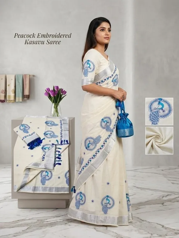 Sindhuja_Fashion_House_Embroidered_Kasavu_Pure_Cotton_Saree_(Silver,_White,_Blue)