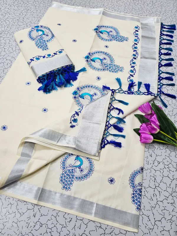 Sindhuja_Fashion_House_Embroidered_Kasavu_Pure_Cotton_Saree_(Silver,_White,_Blue)
