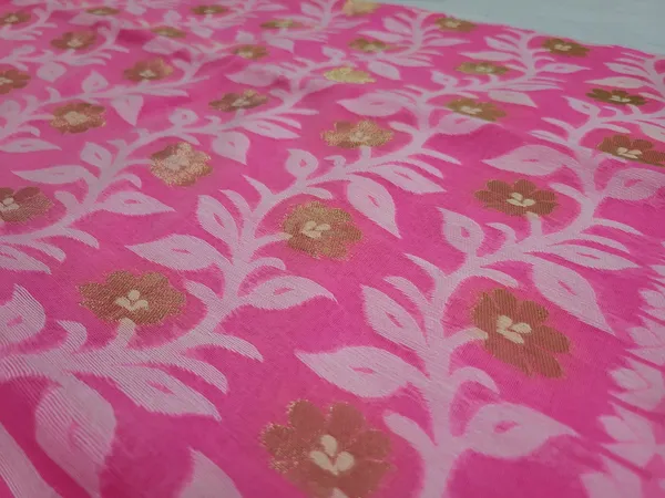 Sindhuja_Fashion_House_Woven_Jamdani_Cotton_Silk_Saree_(Pink)
