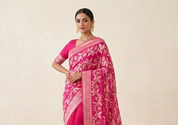 Sindhuja_Fashion_House_Woven_Jamdani_Cotton_Silk_Saree_(Pink)