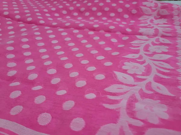 Sindhuja_Fashion_House_Woven_Jamdani_Cotton_Silk_Saree_(Pink)