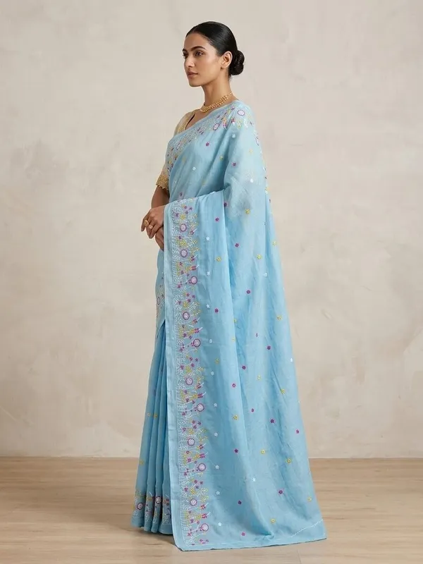 Sindhuja_Fashion_House_Embroidered_Daily_Wear_Khadi,_Pure_Cotton_Saree_(Light_Blue)