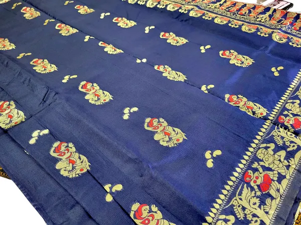 Sindhuja_Fashion_House_Woven_Banarasi_Silk_Blend_Saree_(Dark_Blue)