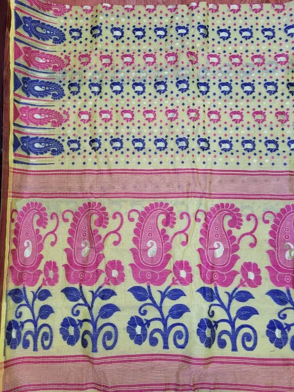 Sindhuja_Fashion_House_Printed_Tant_Cotton_Silk_Saree_(Multicolor)