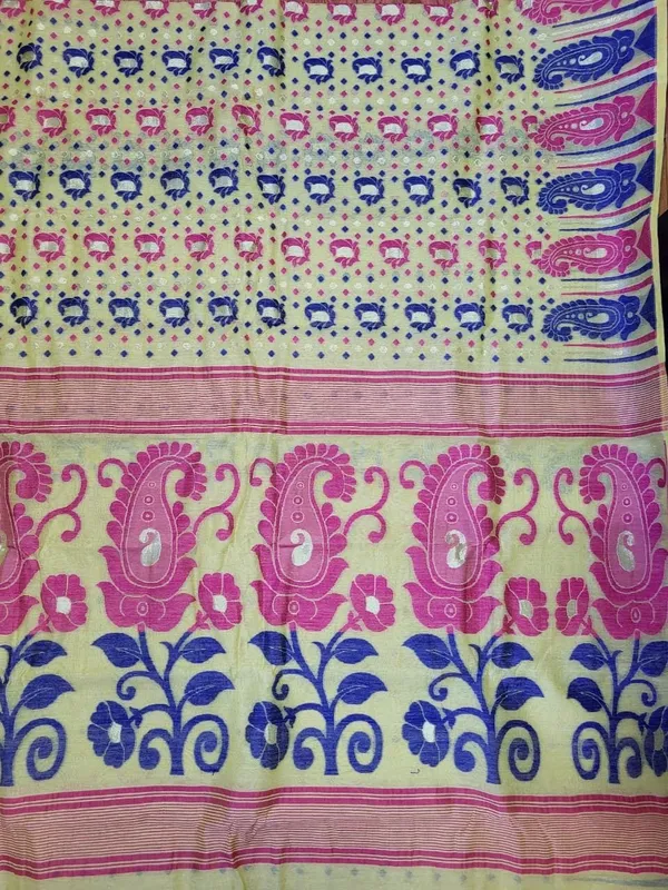 Sindhuja_Fashion_House_Printed_Tant_Cotton_Silk_Saree_(Multicolor)
