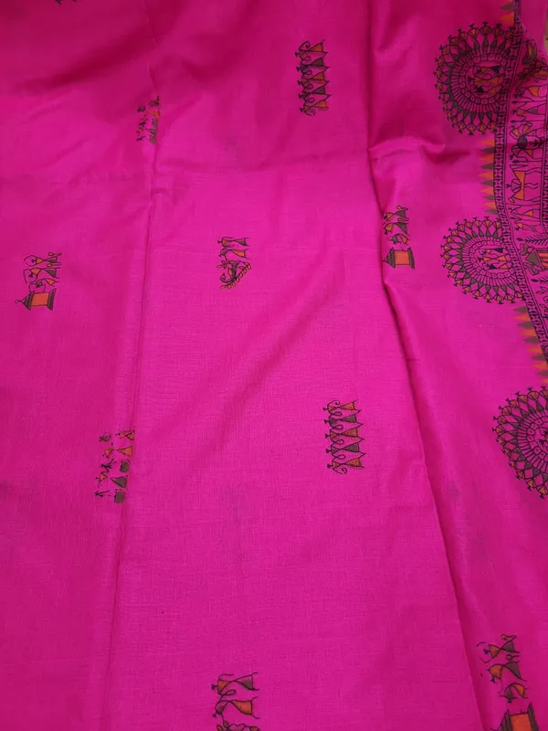Sindhuja_Fashion_House_Embroidered,_Woven,_Geometric_Print,_Floral_Print_Madhubani_Khadi_Saree_(Pink,_Red)