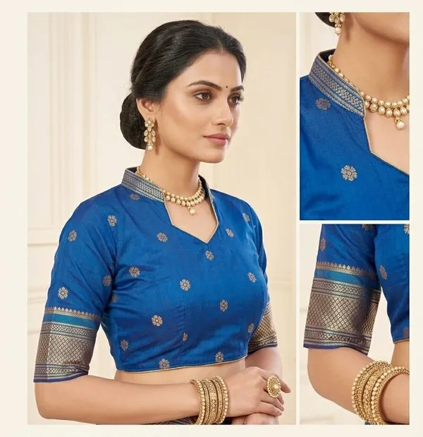 Sindhuja_Fashion_House_Floral_Print,_Woven_Banarasi_Pure_Silk,_Silk_Blend_Saree_(Pink,_Blue)