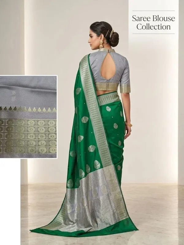 Sindhuja_Fashion_House_Woven,_Self_Design,_Temple_Border_Banarasi_Pure_Silk,_Silk_Blend_Saree_(Green,_Silver)
