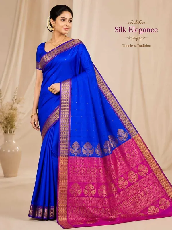 Sindhuja_Fashion_House_Woven_Banarasi_Pure_Silk,_Silk_Blend_Saree_(Blue,_Pink)