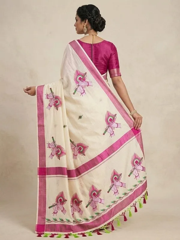 Sindhuja_Fashion_House_Printed_Kasavu_Pure_Cotton_Saree_(White,_Pink)