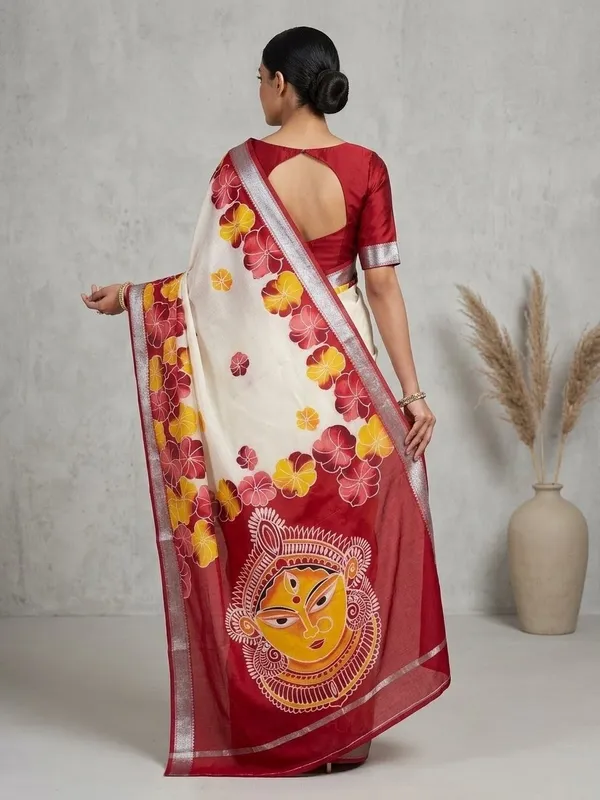 SINDHUJA_FASHION_HOUSE_LINEN_COTTON_DURGA_PRINT_SAREE
