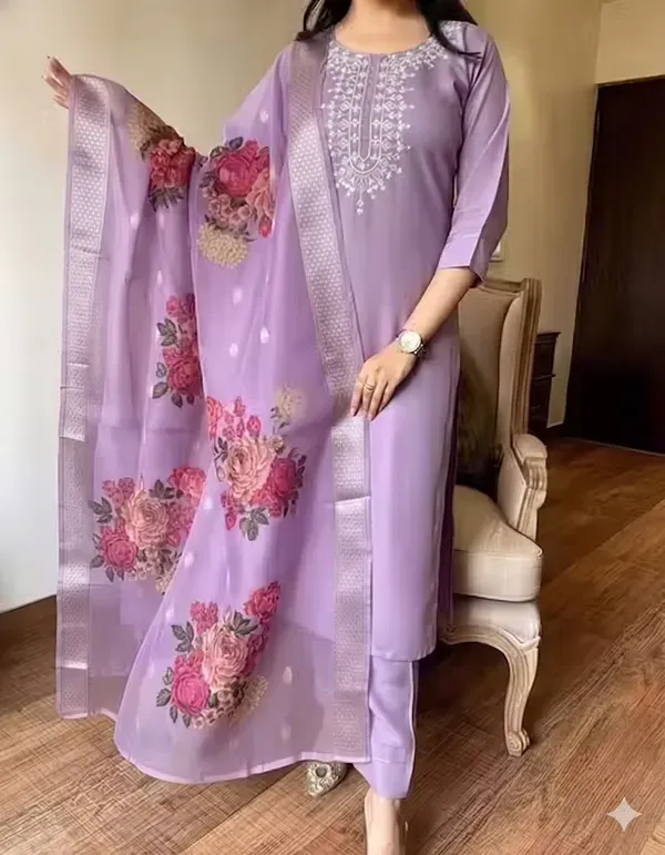 Purple_Rayon_Slub_Embroidered_Straight_Kurta_Set_For_Women
