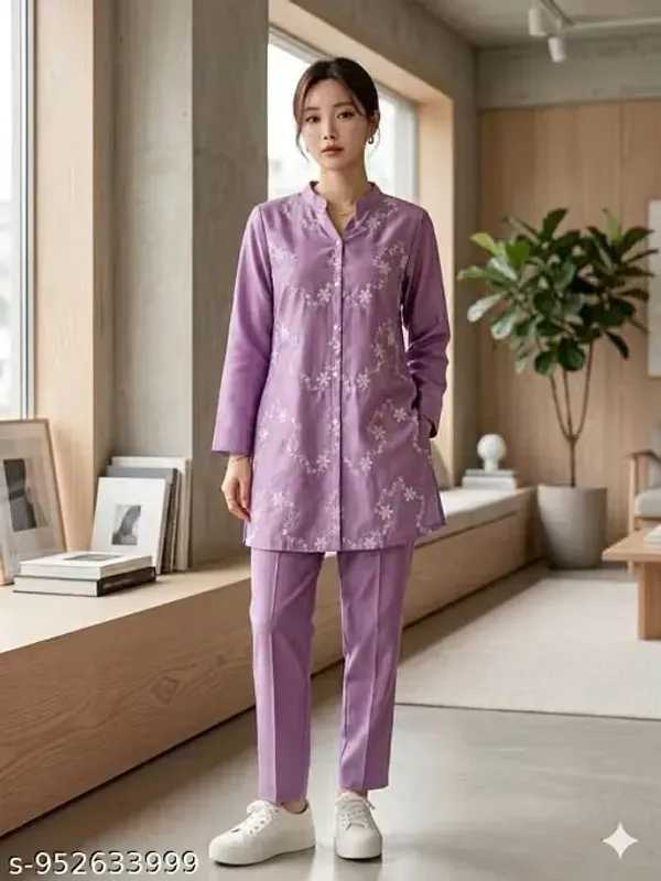 Violet_Rayon_Slub_Co-Ord_Set_For_Women