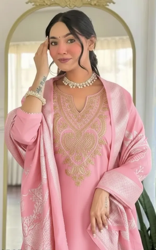 Pink_Rayon_Slub_Embroidered_Kurta_Set_For_Women