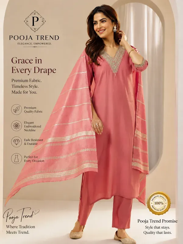 Pink_Rayon_Slub_Embroidered_Straight_Kurta_Set_For_Women
