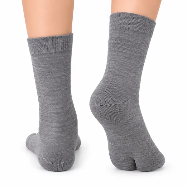 Grey_Five_Toe_Socks_Pack_Of_3_Pairs_For_Men_And_Women
